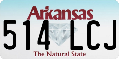 AR license plate 514LCJ