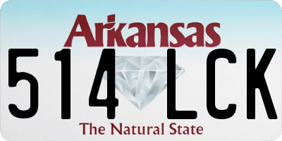 AR license plate 514LCK