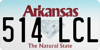 AR license plate 514LCL