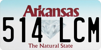 AR license plate 514LCM