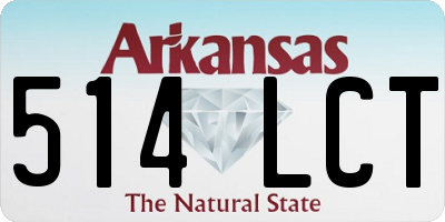 AR license plate 514LCT
