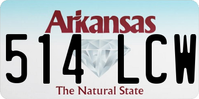 AR license plate 514LCW