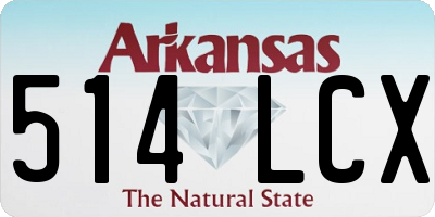 AR license plate 514LCX