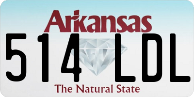 AR license plate 514LDL