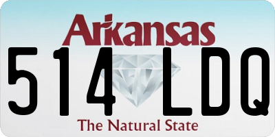 AR license plate 514LDQ