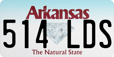 AR license plate 514LDS