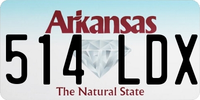 AR license plate 514LDX