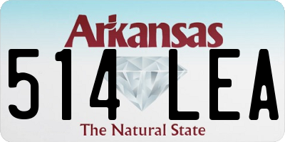 AR license plate 514LEA