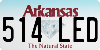 AR license plate 514LED