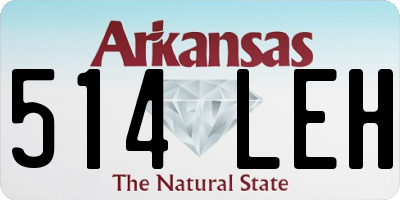 AR license plate 514LEH