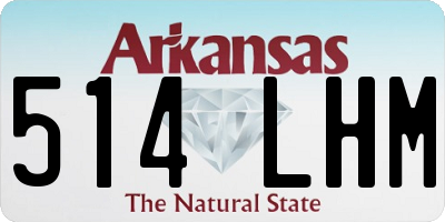 AR license plate 514LHM