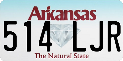 AR license plate 514LJR