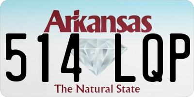 AR license plate 514LQP