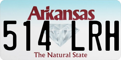 AR license plate 514LRH