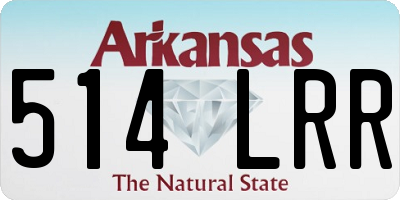 AR license plate 514LRR
