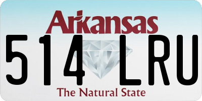 AR license plate 514LRU