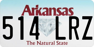 AR license plate 514LRZ