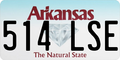 AR license plate 514LSE