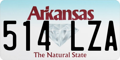 AR license plate 514LZA
