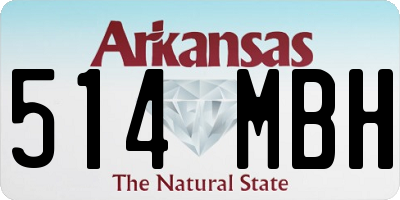 AR license plate 514MBH
