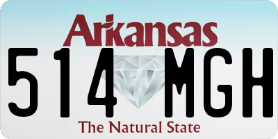 AR license plate 514MGH