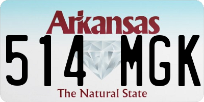 AR license plate 514MGK
