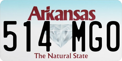 AR license plate 514MGO