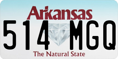 AR license plate 514MGQ