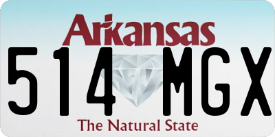 AR license plate 514MGX