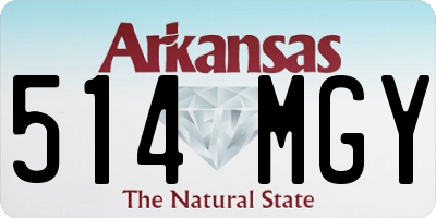 AR license plate 514MGY
