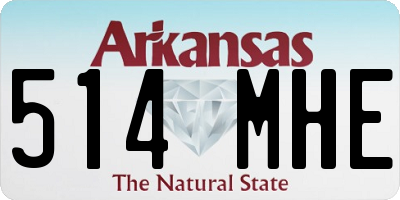 AR license plate 514MHE