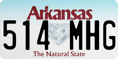 AR license plate 514MHG