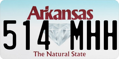 AR license plate 514MHH