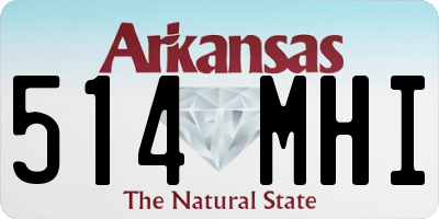 AR license plate 514MHI