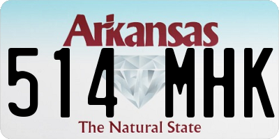 AR license plate 514MHK