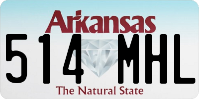 AR license plate 514MHL