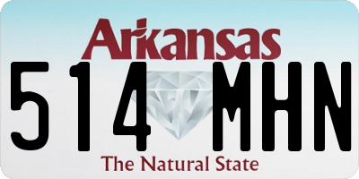 AR license plate 514MHN