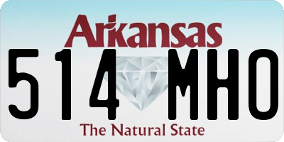 AR license plate 514MHO