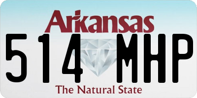 AR license plate 514MHP
