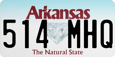 AR license plate 514MHQ