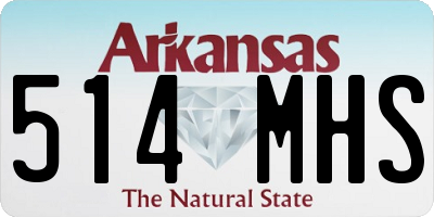 AR license plate 514MHS