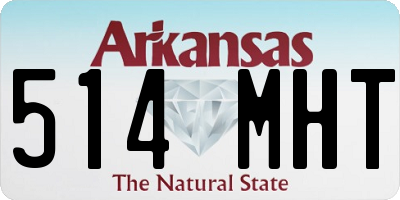 AR license plate 514MHT