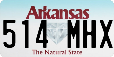 AR license plate 514MHX