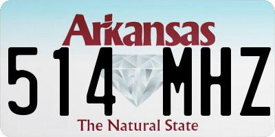 AR license plate 514MHZ