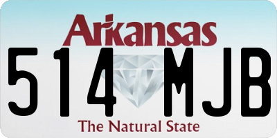 AR license plate 514MJB