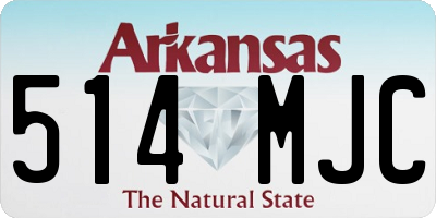 AR license plate 514MJC