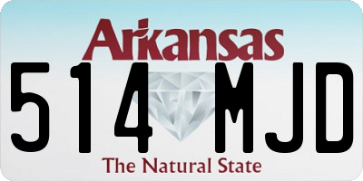AR license plate 514MJD
