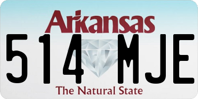 AR license plate 514MJE