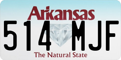 AR license plate 514MJF