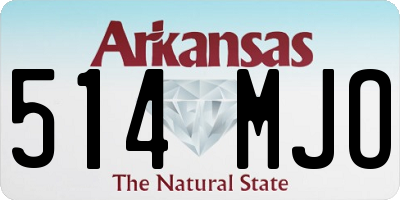 AR license plate 514MJO